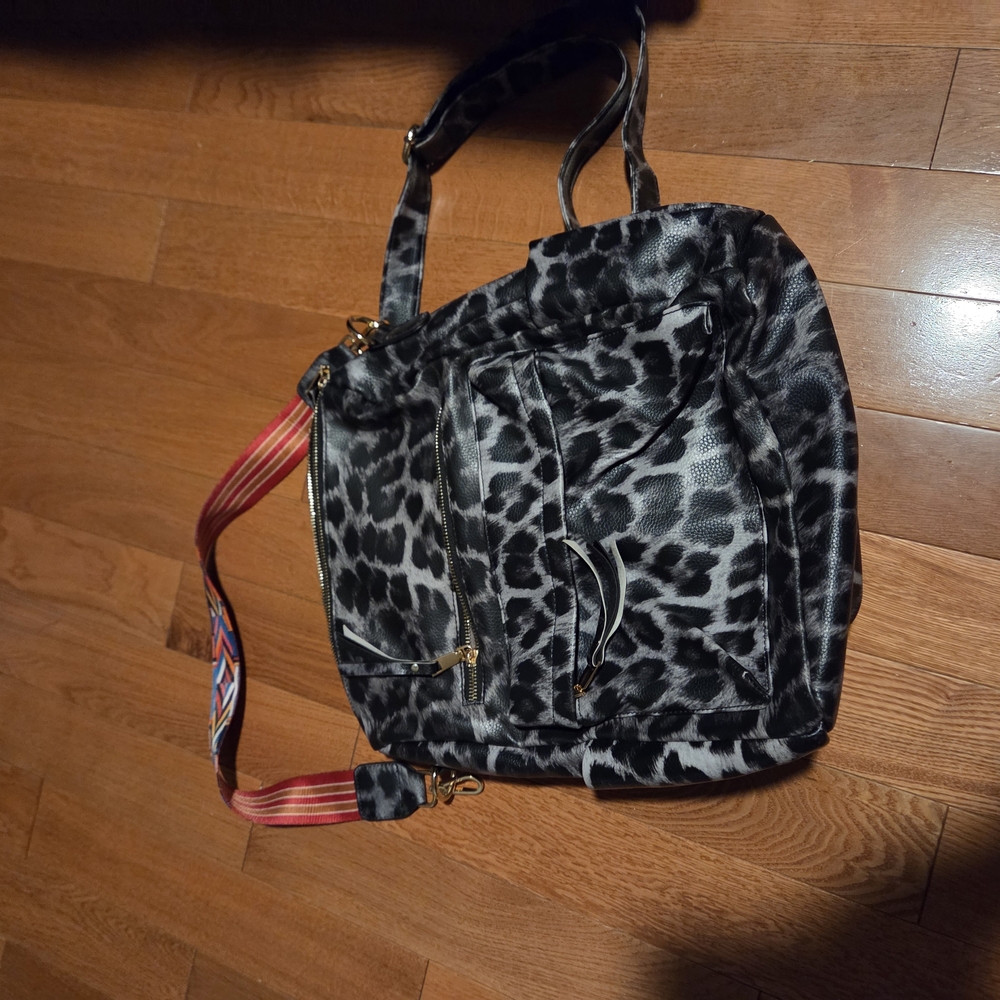 Stylish Leopard Print Women's Bag